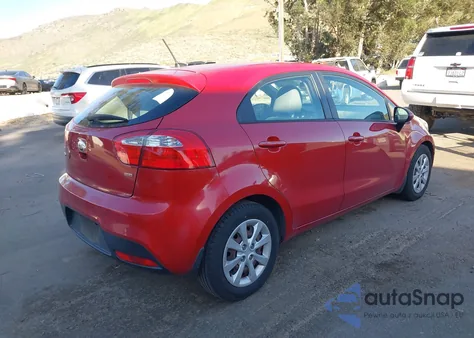 2014 Kia Rio Lx из США, поврежденный, VIN KNADM5A31E6387297